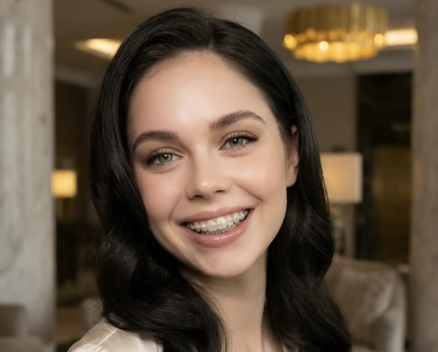 Комбинированные брекеты из металла и керамики